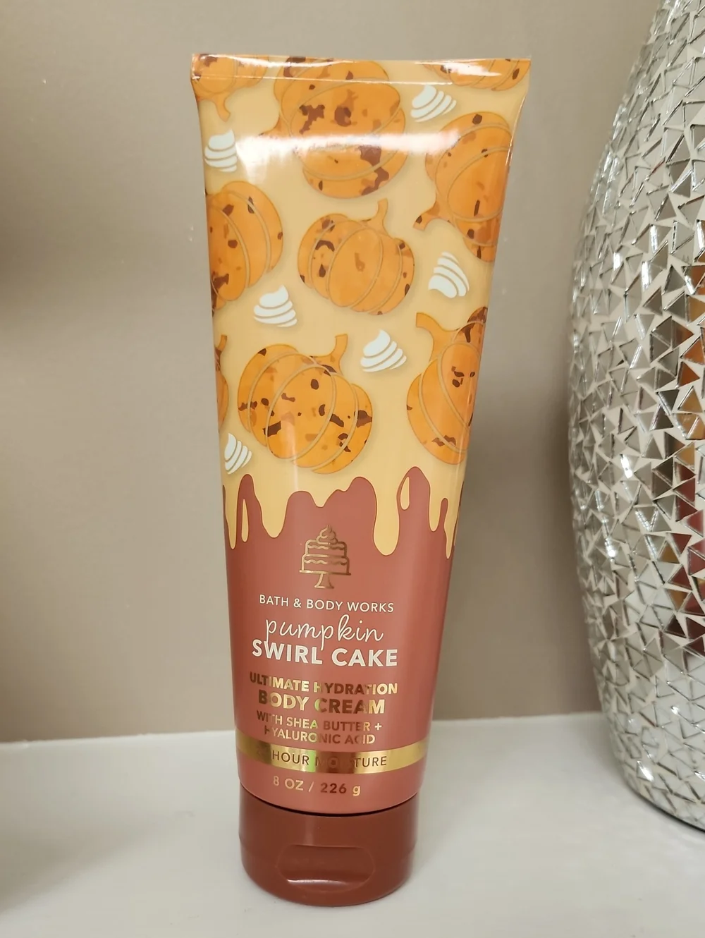 🎃 BATH & BODY WORKS PUMPKIN SWIRL CAKE Body Cream 🎃